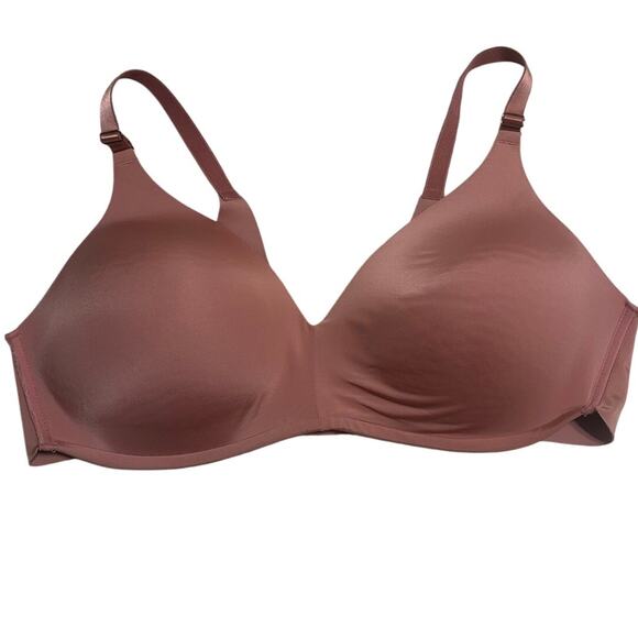 Soma Other - Soma Vanishing 360 Wireless Bra Size 42C Pink Padded Perfect Smoothing
